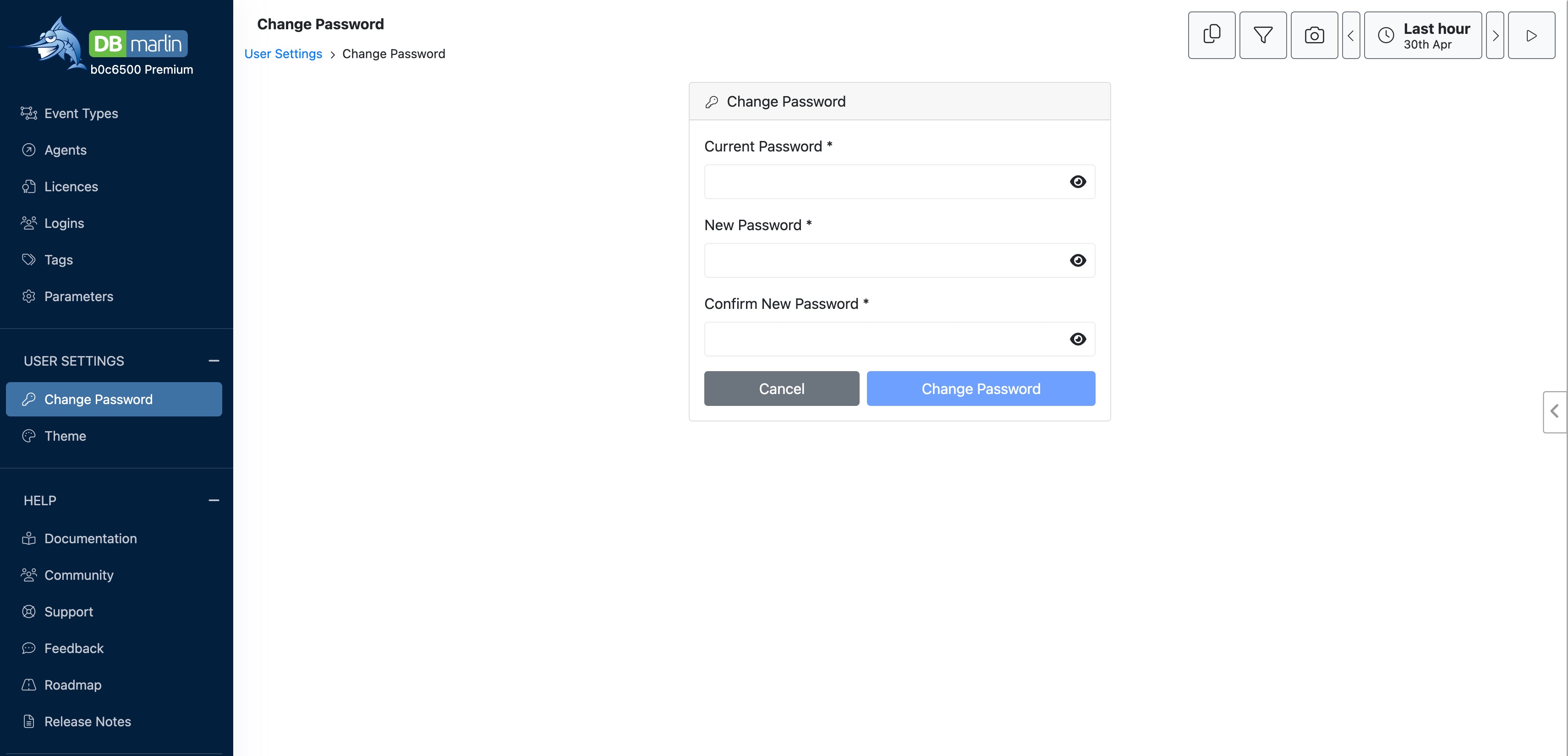 Change Password