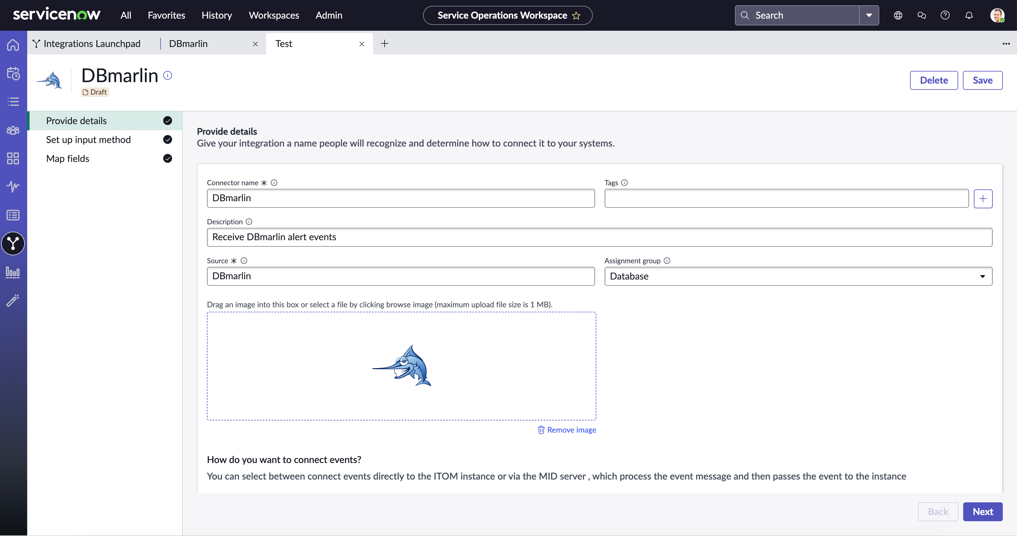 ServiceNow Custom Connector (Configure)